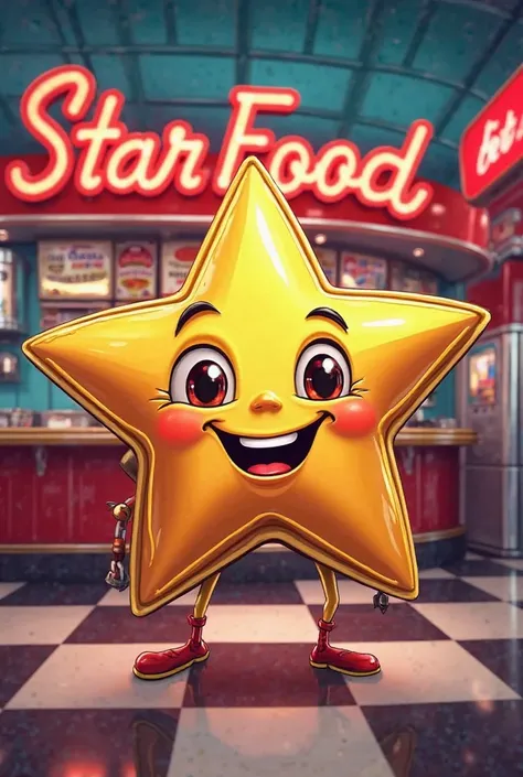 Create a profile image for the Star Food diner