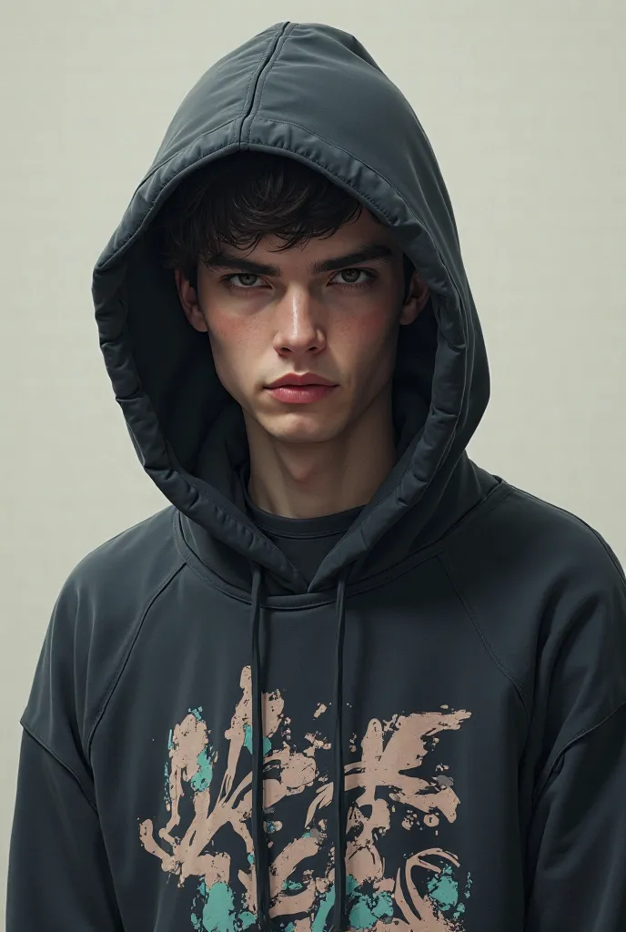 Png image a man wearing a hoodie print on hoodie Numan Ghani