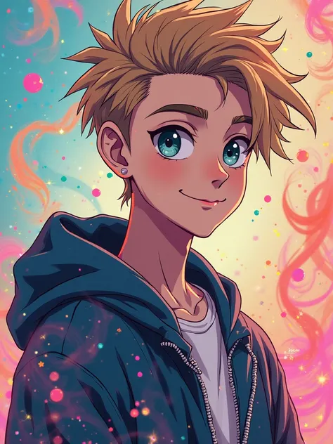 Justin bieber as a gay anime character