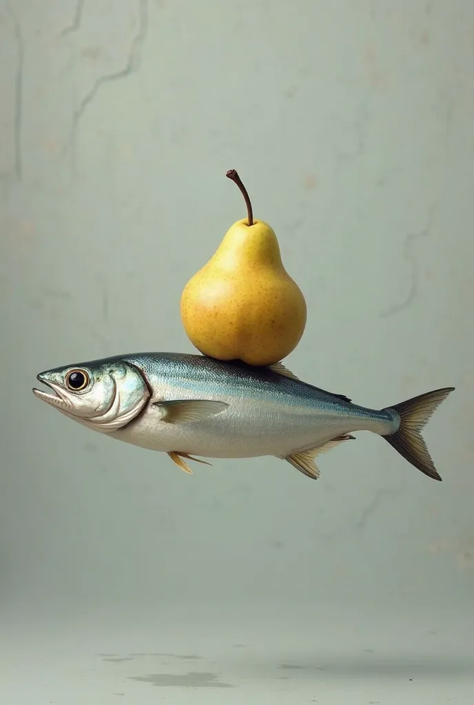 Pear on the sardine's body