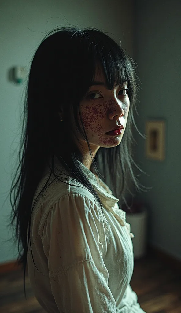 Japanese horror images。
Horrifying。