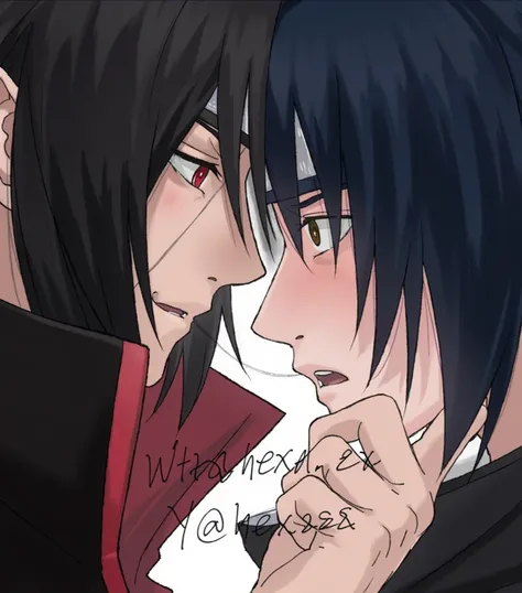 Itachi kissed sasuke 