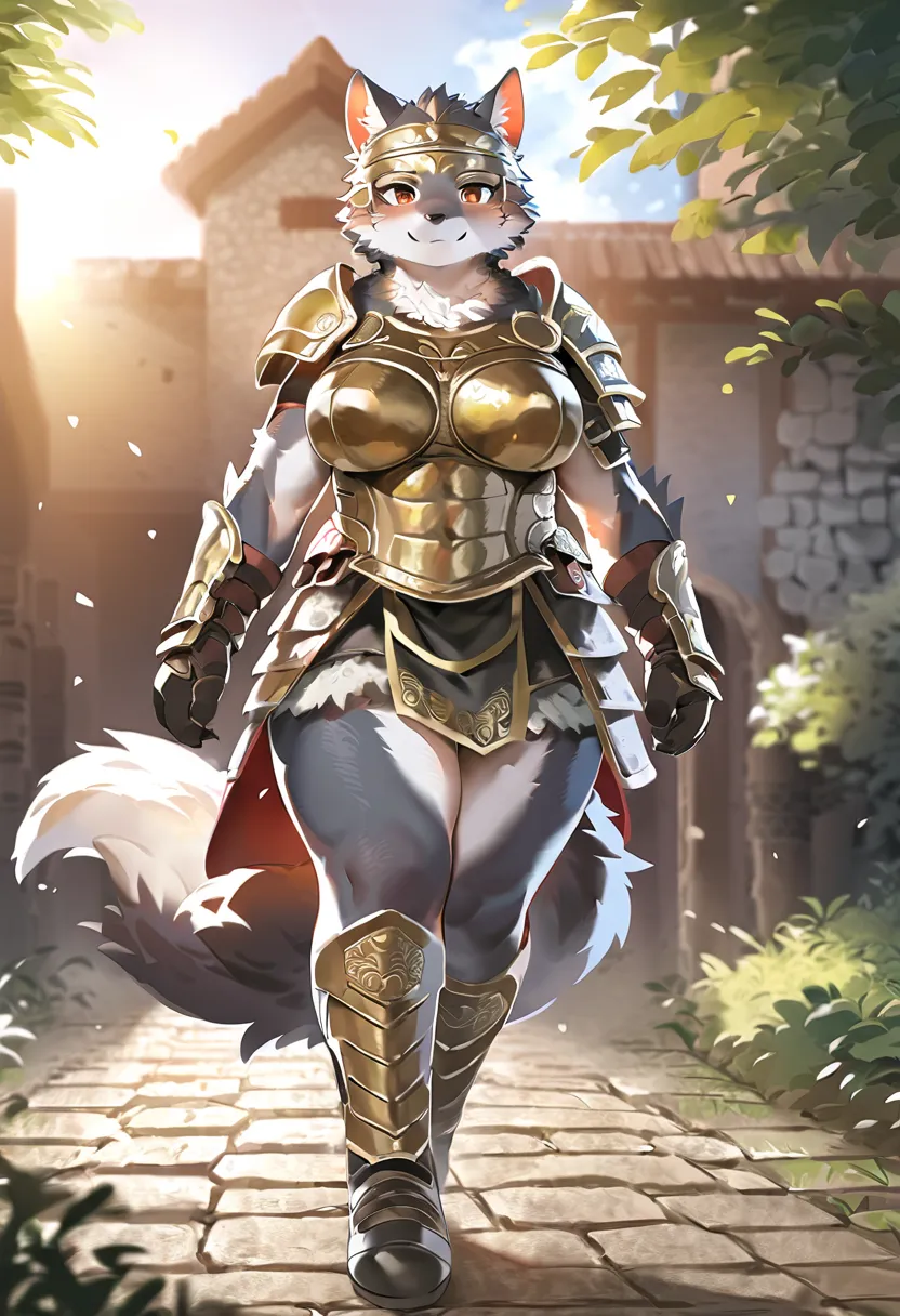 (top quality, best quality, by Bogexboog, High-quality illustrations, masterpiece, perfect artwork, cinematic light and shading, 16k, 1080p, uploaded on e621)(kemono, furry, anthro, alone), 1 larger female, (very detailed body, face, tail, arms, hands, leg...