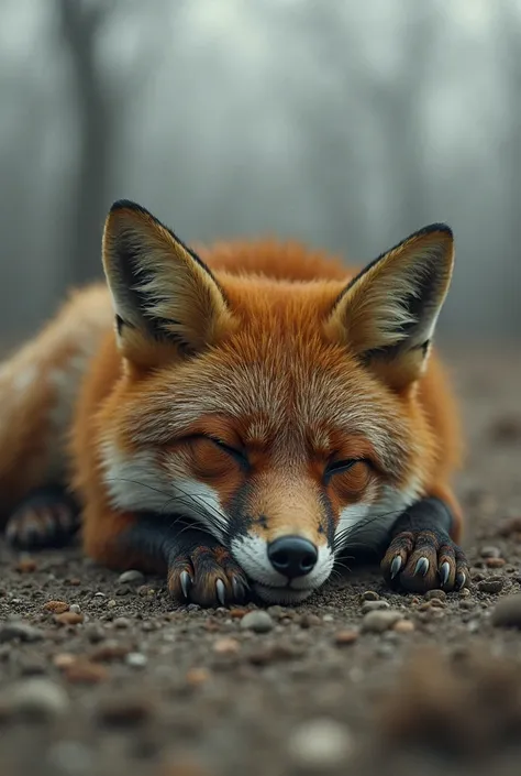 Make the fox tired and in dieing situation 