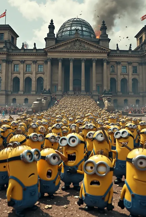 Minions attack Germany's main parliament and seize its power,realism 