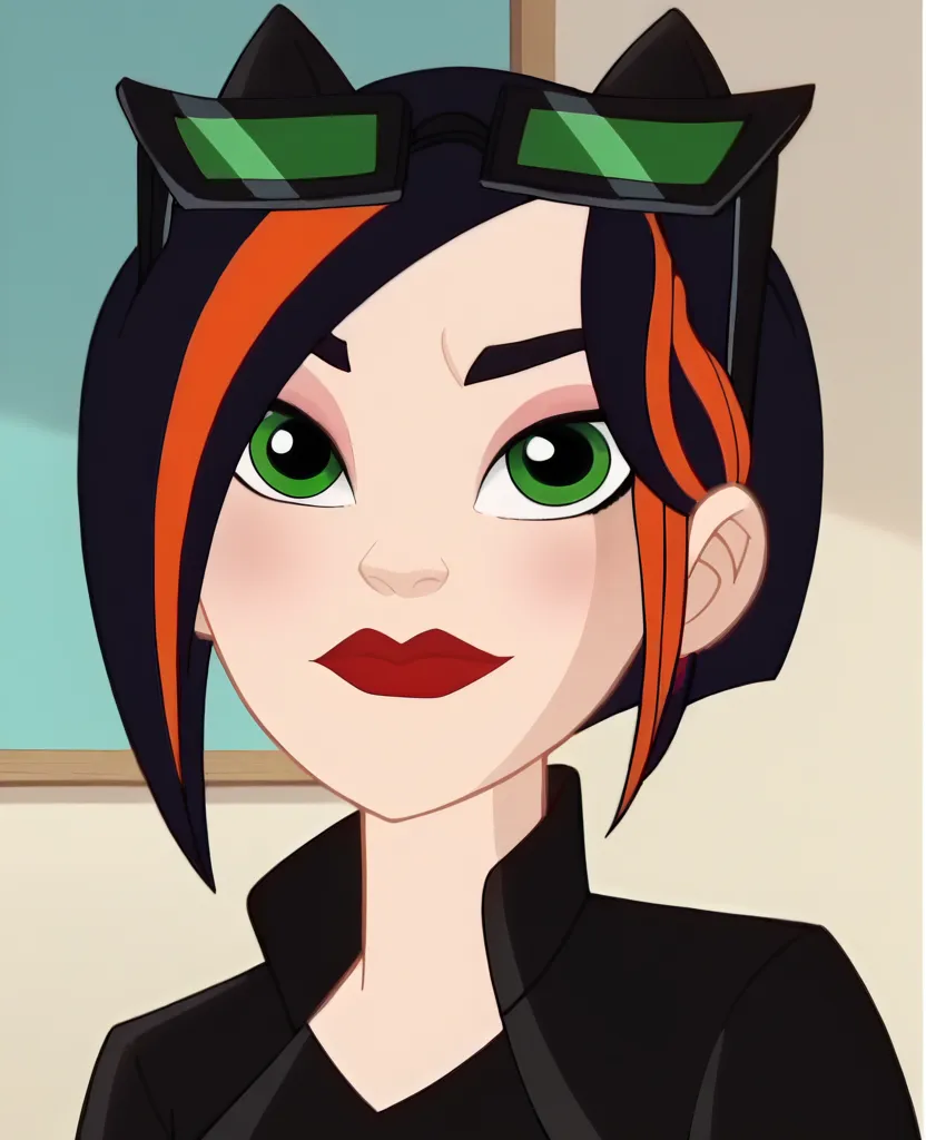 catwoman, 1girl also known by her pseudonym "Cat" or her real name Selina Kyle, is a supporting character in the first generation of the DC Superhero Girls series. is a kleptomaniac student studying at Superhero High School.