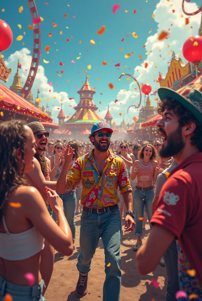 The boozing carnival people