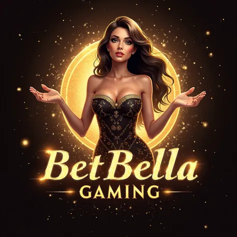 I need attractive casino logo name of BetBella Gaming casino 