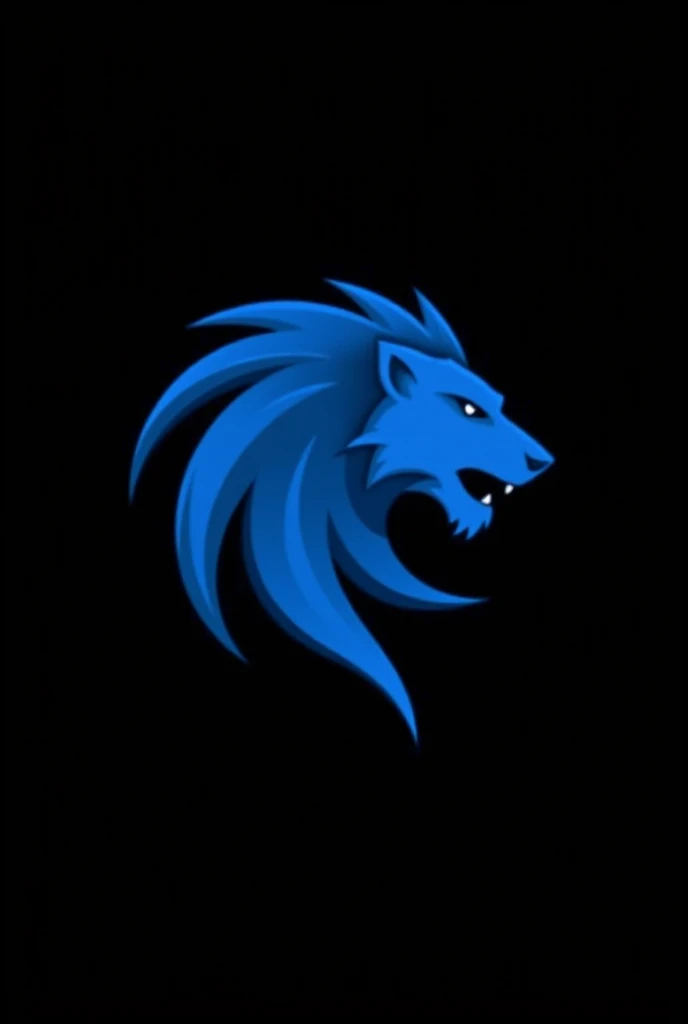 An esports logo written MT7 ESPORTS in black and blue with a lion 