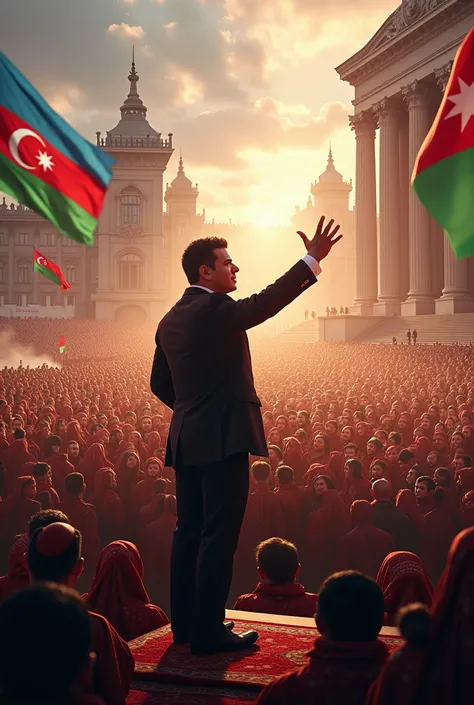 Charismatic leader stirs Azerbaijani people