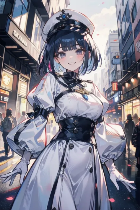 negative_hand   ,anime-style,detailed,masterpiece,highres,
professional lighting,the city that never sleeps
,cyber big commercial facility,narrow sidewalk,stores,tout,people,full of life,two point perspective,intersection,woman(masterpiece,best-quality,hig...