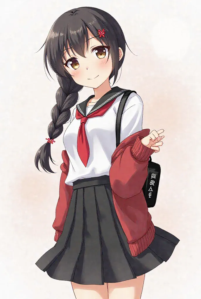 Name: Yuki Takahashi

Age: 17

Height: 165 cm

Appearance

Yuki is a beautiful girl with a sweet and charming personality. She has long black hair tied in a side braid with small red cherry blossom accessories. Her brown eyes are warm and friendly, and she...