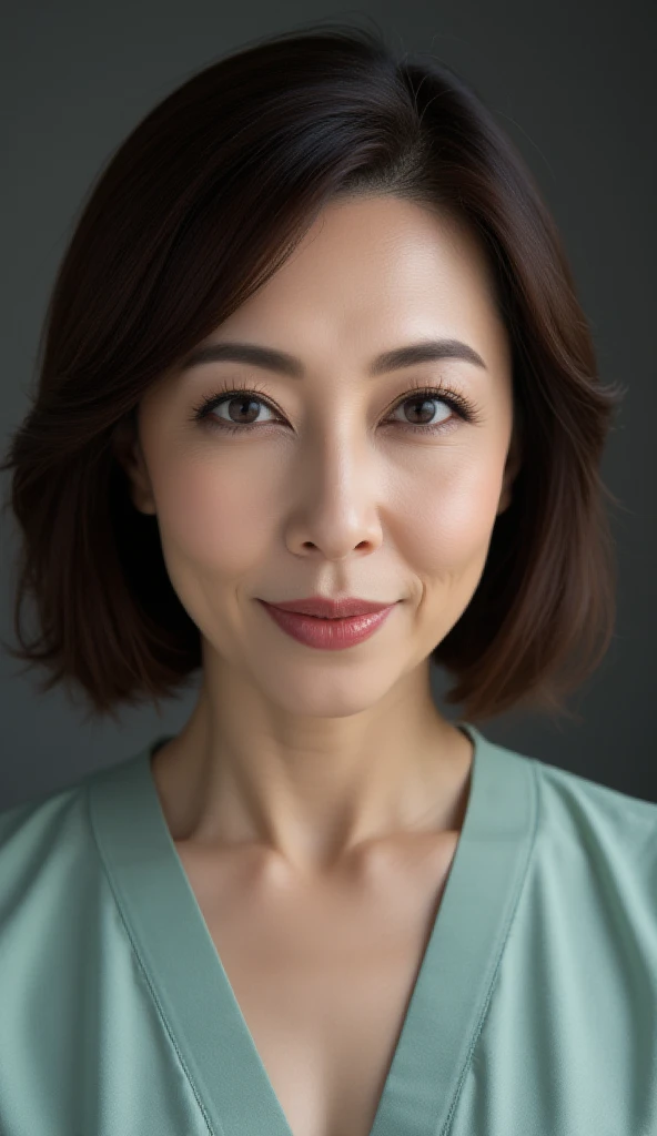 Mature Female, (  Detailed Description of Hair  ), ( Detailed facial description ), (Detailed description of the body),  HD ,  masterpiece,   high quality ,   high detail,  formal : 1.4), (  actual  : 1.2, 超  actual  な: 1.1,   actual : 1.37), (  sharp focu...