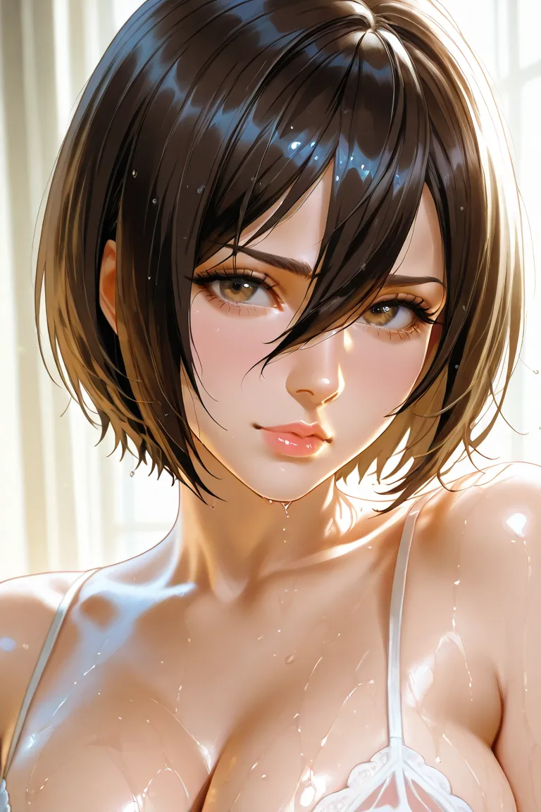 Mikasa Ackerman, from "Attack On Titan: Season 1";
((the girl is showing your very wet pussy))
ultra detailed, absolutely high resolution, masterpiece;
