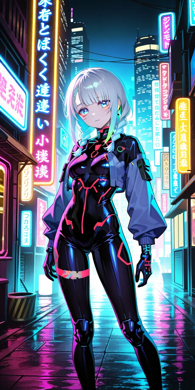 cyberpunk、woman、cute