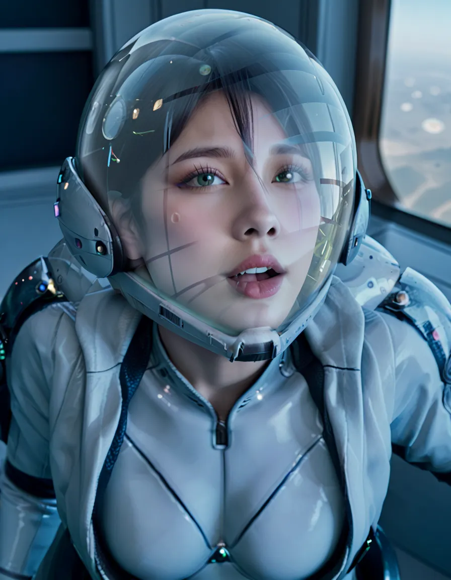  (plugsuit:1.15), , eva helm, , indoors,masterpiece, best quality, 1girl, solo, {{{very short hair:1.7}}}, pread legs, , , short hair, ,(upper body:1.2)space helmet, space helmet,eva helm, spacesuit , astronaut),, bubble helmet, space helmet, (1girl:1.1) w...