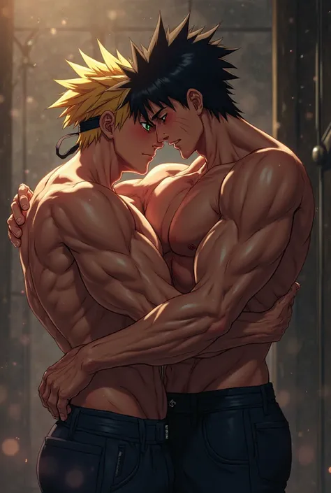 naruto gay sasuke fuck each other, big cock six packs, tall and handsome anime