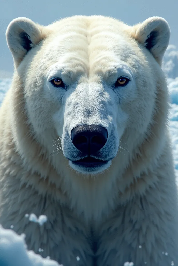 polar bear head