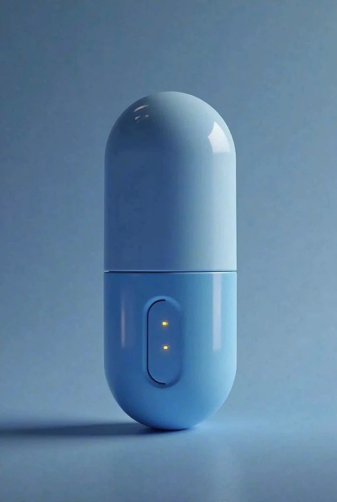 You can imagine SleepWell as a small, smooth capsule, perhaps with a calming blue color, symbolizing tranquility and restful nights. The design is simple and user-friendly, making it easy for adults to incorporate into their bedtime routine.