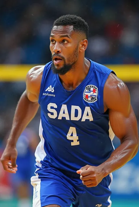 Darlan Souza volleyball player wearing volleyball team uniform "Saada Cruzeiro"