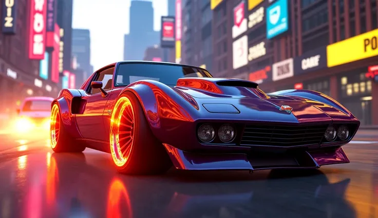 Gta  v  add car in backgroung with fire wheels 