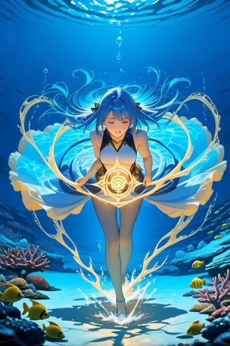 Beautiful aquatic anime girl, xss , best quality, masterpiece