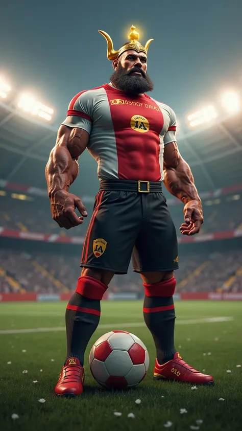 # Prompt for Creating a Hyper-Realistic Image of the São Paulo Futebol Clube Mascot

Create a high-resolution 8K photorealistic image of the São Paulo Futebol Clube mascot, the Saint Paul. He must be portrayed as a muscular and warrior figure,  with the fo...