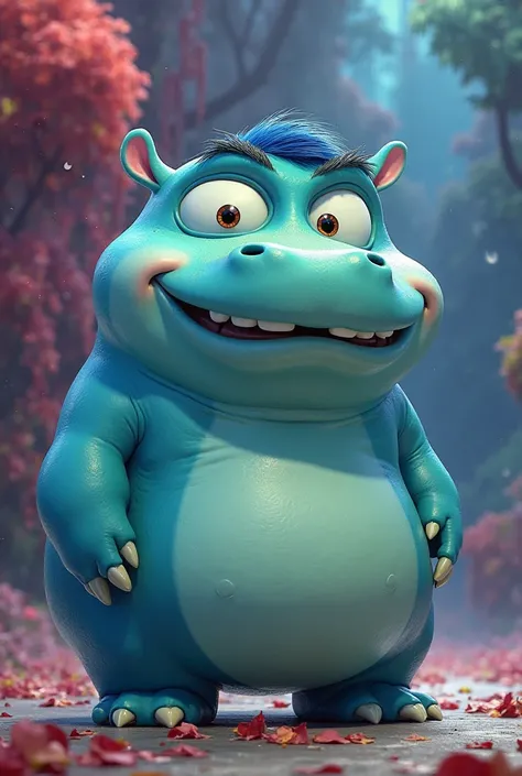 Envy Character Style Hippopotamus ( turquoise ) из фильма «Inside Out» 