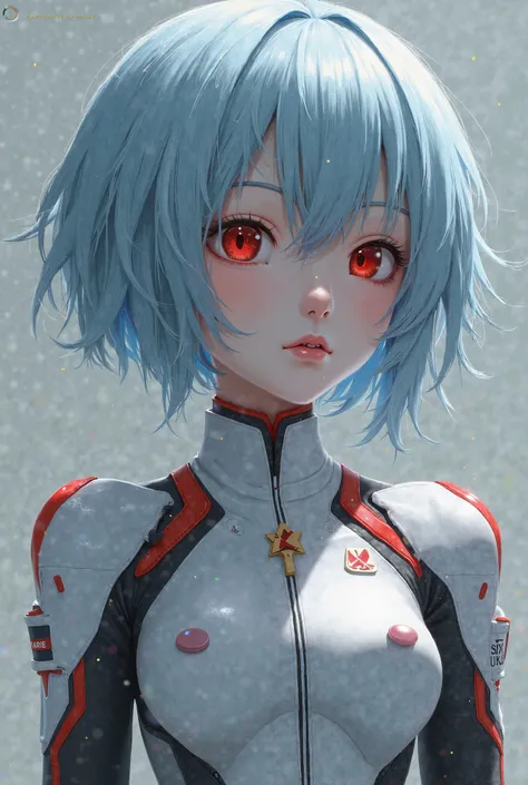 I want to create an image of the female character Reí Ayanami from Evangelion
