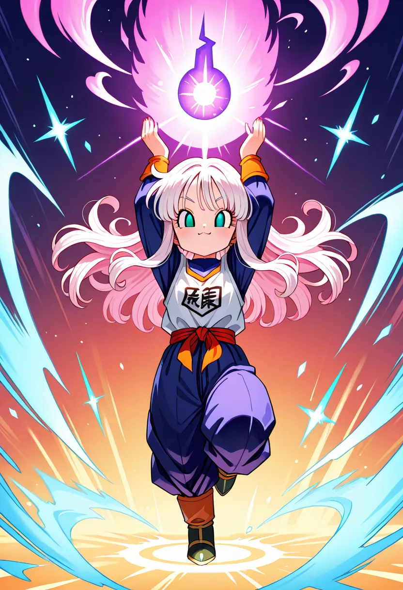 source_anime,,A vibrant and energetic little-girl with a confident expression is performing a powerful energy attack, similar to the Spirit Bomb(genkidama) like dragon ball.(:3,cat slit eyes), She stands with her arms raised high, gathering a massive glowi...