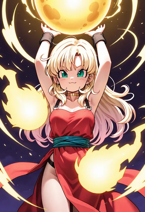 source_anime,,A vibrant and energetic little-girl with a confident expression is performing a powerful energy attack, similar to the Spirit Bomb(genkidama) like dragon ball.(:3,cat slit eyes), She stands with her arms raised high, gathering a massive glowi...