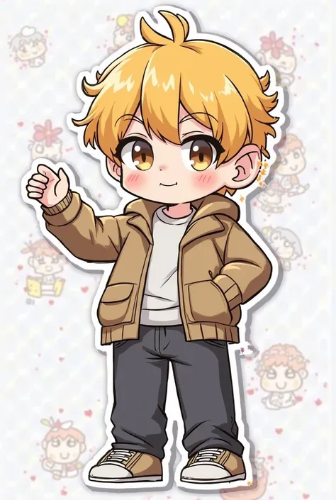 Shibi Anime Stickers.



Here is the description of the three characters you provided:

1. Big brother:

 external appearance : , big and tall like characters from Korean anime, golden hair, sharp brown eyes, 180 cm tall.

personality: discreet, self-confi...