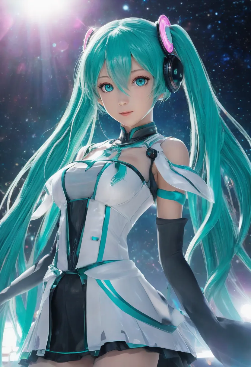 Hatsune Miku but the most beautiful of the univers