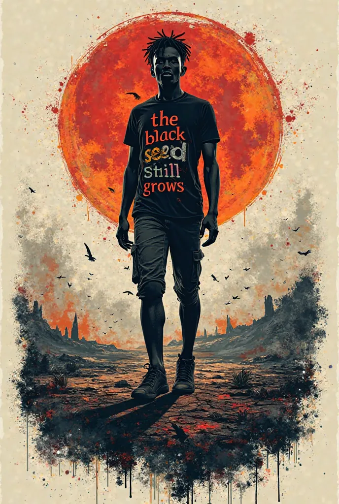 Design a shirt with a slogan of “The Black Seed Still Grows”