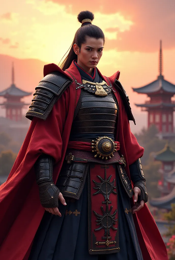 In-game samurai avatar