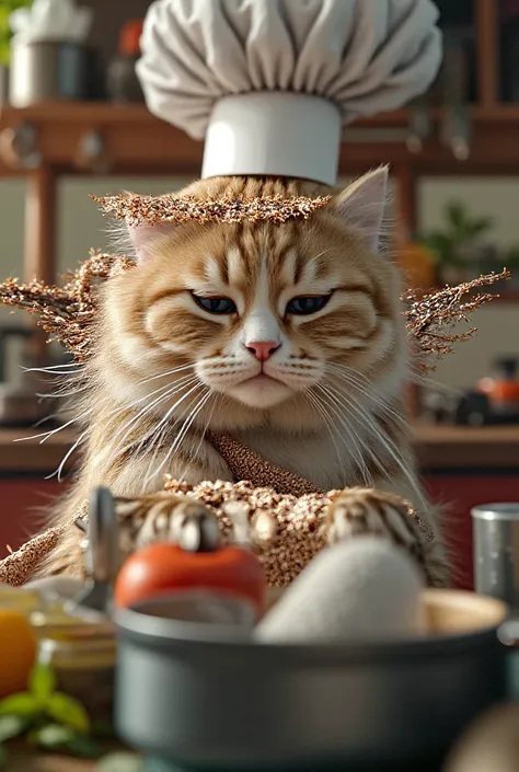 Make this cat cook