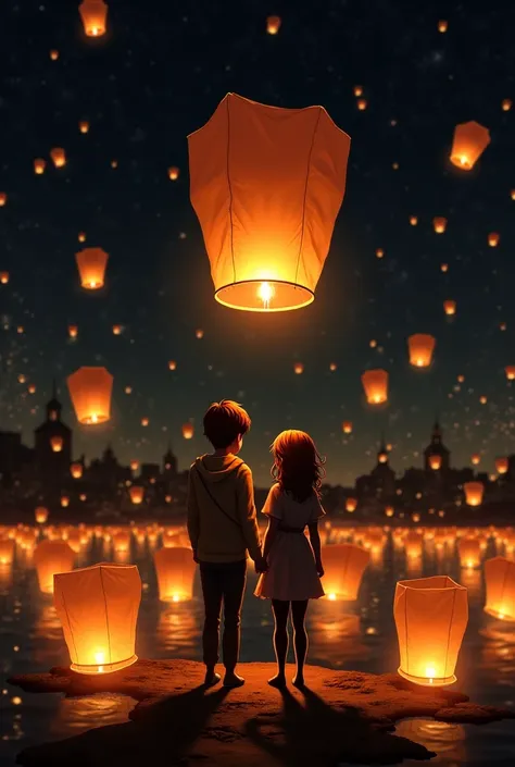 The City of Lanterns

In a faraway land, where the nights were lit by thousands of floating lanterns, there was a dreamy city called Lucita. Every year, on the longest night of winter, the people of this city would release wishing lanterns over a silver la...