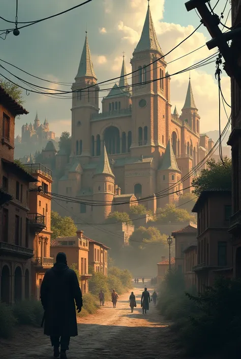 I want you to create an image with the following instructions: Name: Forgotten City 
Players take the role of travelers who arrive in an isolated city. As they explore and interact with residents, they realize that the city holds secrets and unexpected ch...