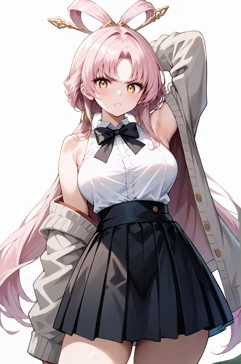 score_9, score_8_up, score_7_up, source_anime, 4K,perfect fingers,(perfect hands, perfect anatomy),prefect lighting, very aesthetic, intricate details,highly detailed background, masterpiece, high quality, best quality,
1girl,solo,fu xuan, pink hair, yello...