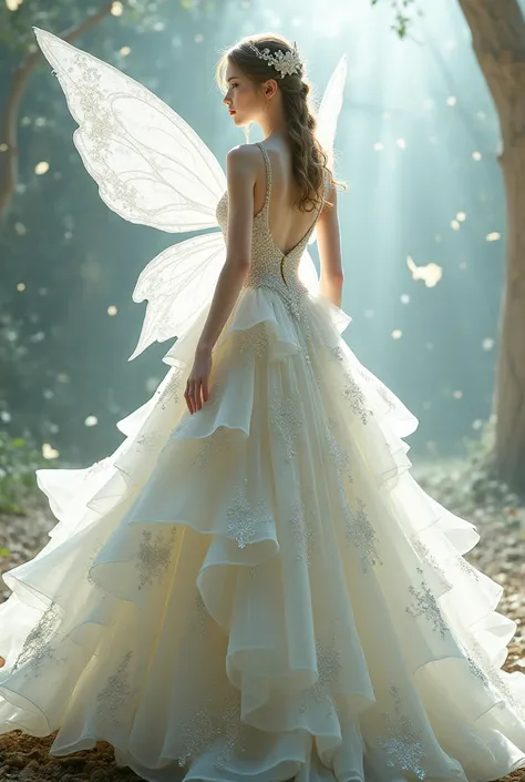 Fairy big ball gown white 