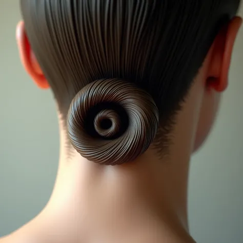 Nape whorl emphasis