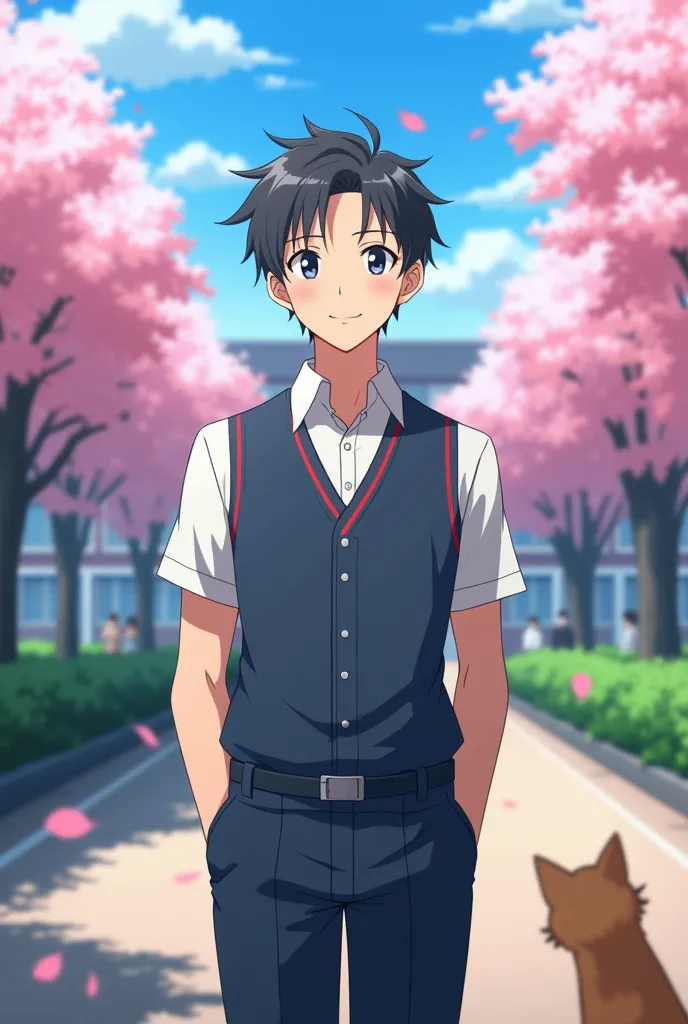  This photos  animes characters Nice ager boy and school uniform