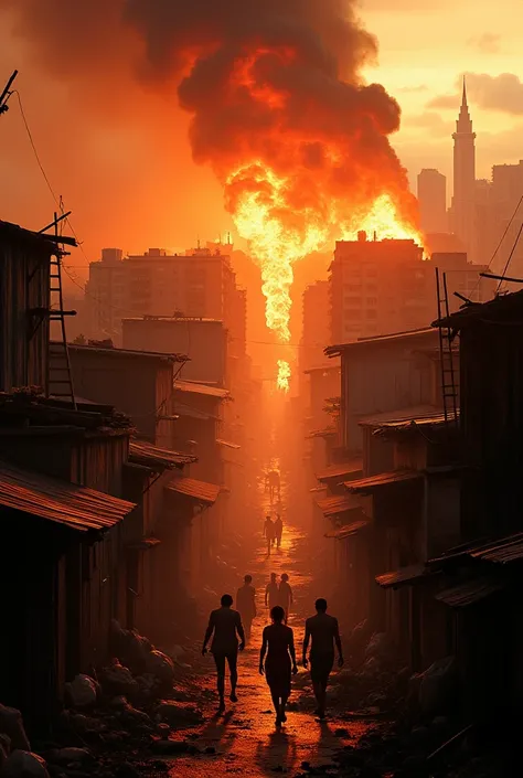 Rio de Janeiro's favela on fire