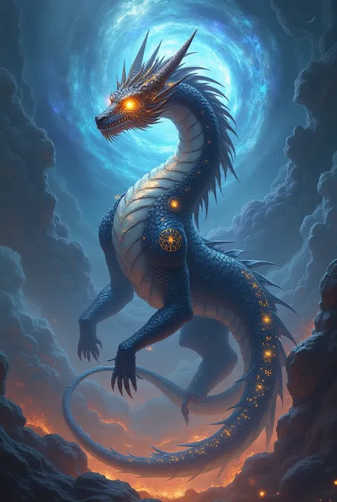 Dragon I am the bearer of the star of the abyss
The space that lost its infinity