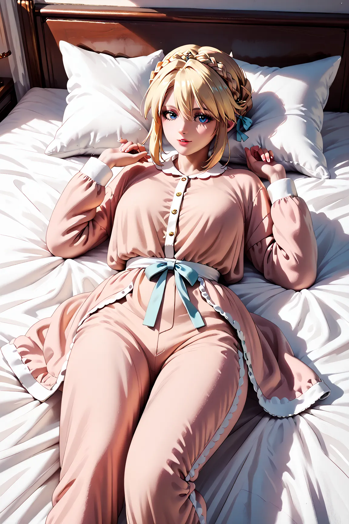 1 woman、 beautiful and well-groomed breasts 、 blonde short hair、 rich contrast 、 Extremely High Quality 、8k、A very delicate masterpiece,amazing quality,best quality,ultra-detailed,very aesthetic,delicate illustration,8k,illustration,newest,CG,perfect anato...