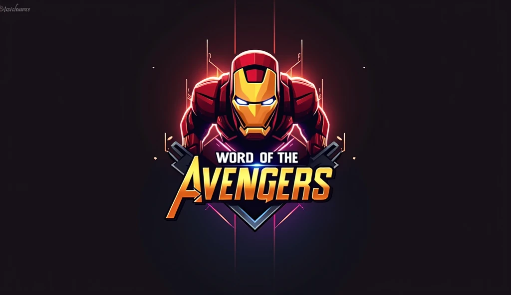 Make a logo for a physical store whose name is Word of the Avengers.
Iron Man color palette and make a sign in the same style