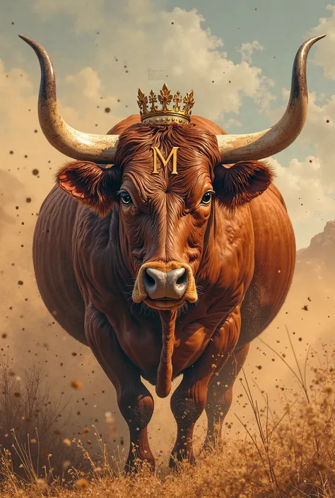 Herrera brand for cattle with initials Martinez Mendez and a crown