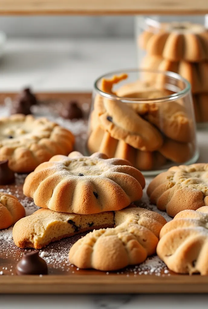 Attractive tasty cookies