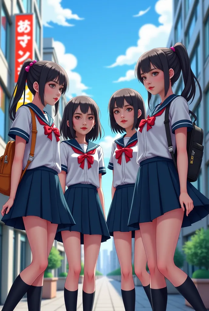 This image is also based on current Japanese high school girls