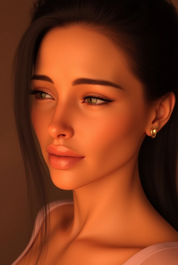 Masterpiece ultra realistic, very bright scene, ,close up portrait of attractive women 